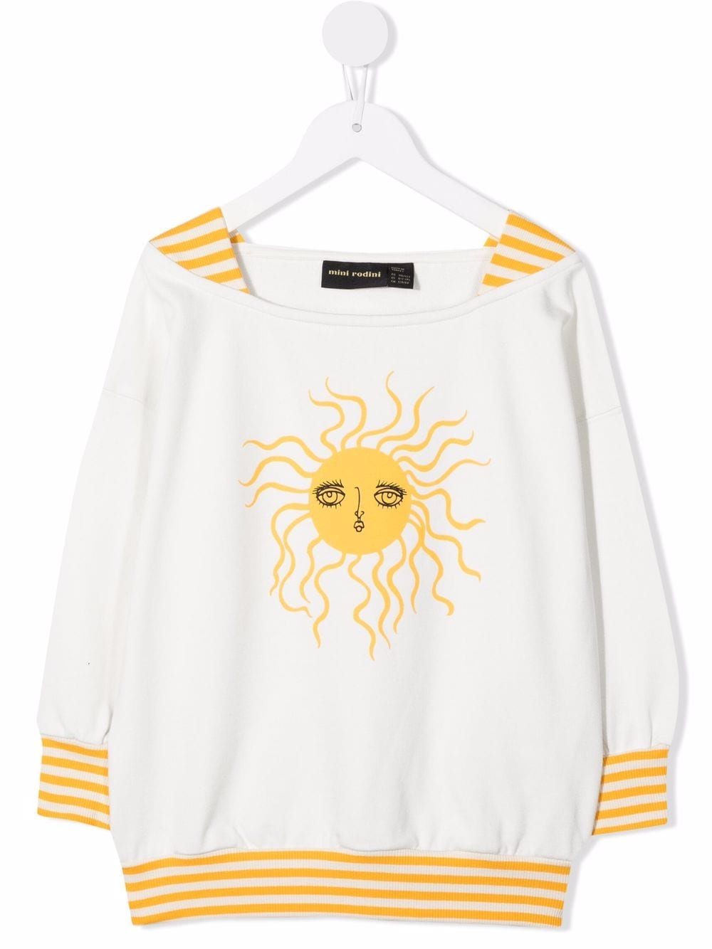 Mini Rodini sun print sweatshirt - White von Mini Rodini