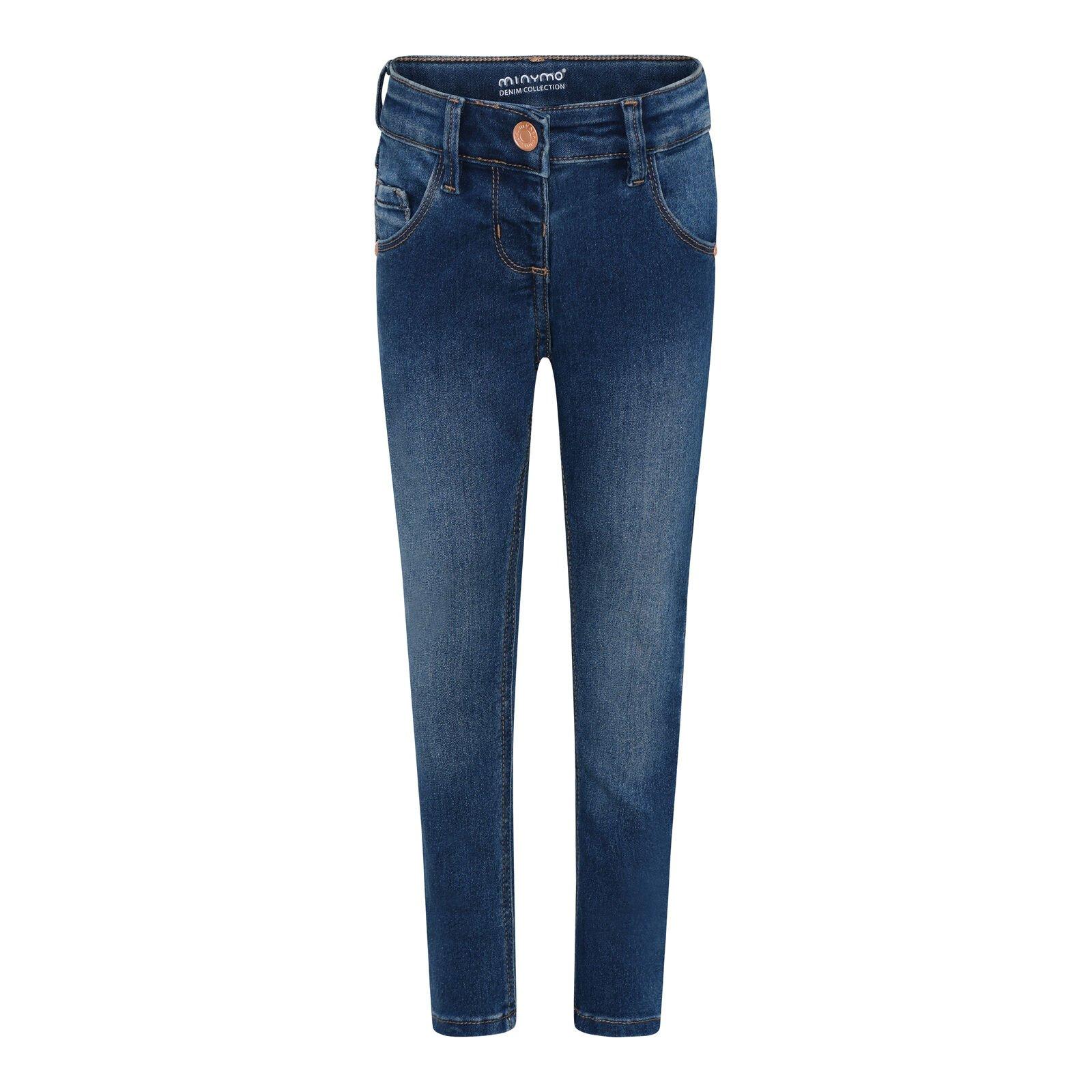 Mädchen Jeans Strech Denim Unisex Blau 104 von Minymo