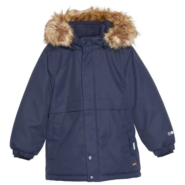 Minymo - Boy's Snow Jacket AOP - Winterjacke Gr 104 blau von Minymo