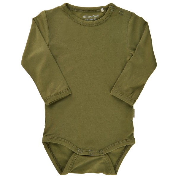Minymo - Kid's Body L/S Bamboo - Alltagsunterwäsche Gr 68 oliv von Minymo