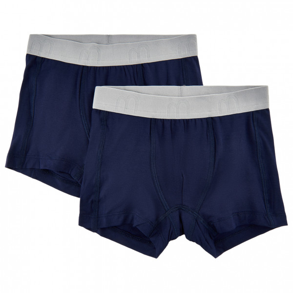 Minymo - Kid's Boxers 2-Pack - Bamboo - Unterhose Gr 80 blau von Minymo