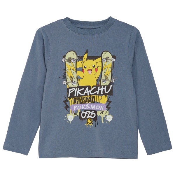 Minymo - Kid's T-Shirt L/S - Longsleeve Gr 104 grau von Minymo