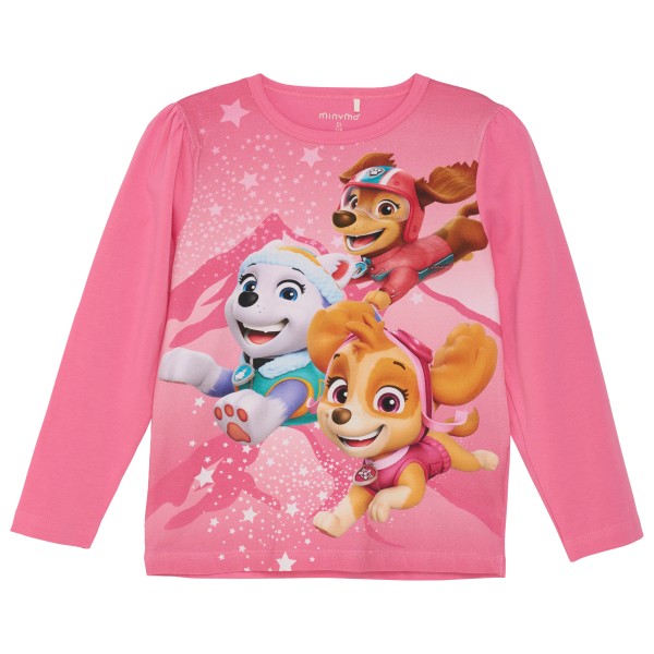 Minymo - Kid's T-Shirt L/S - Longsleeve Gr 92 rosa von Minymo