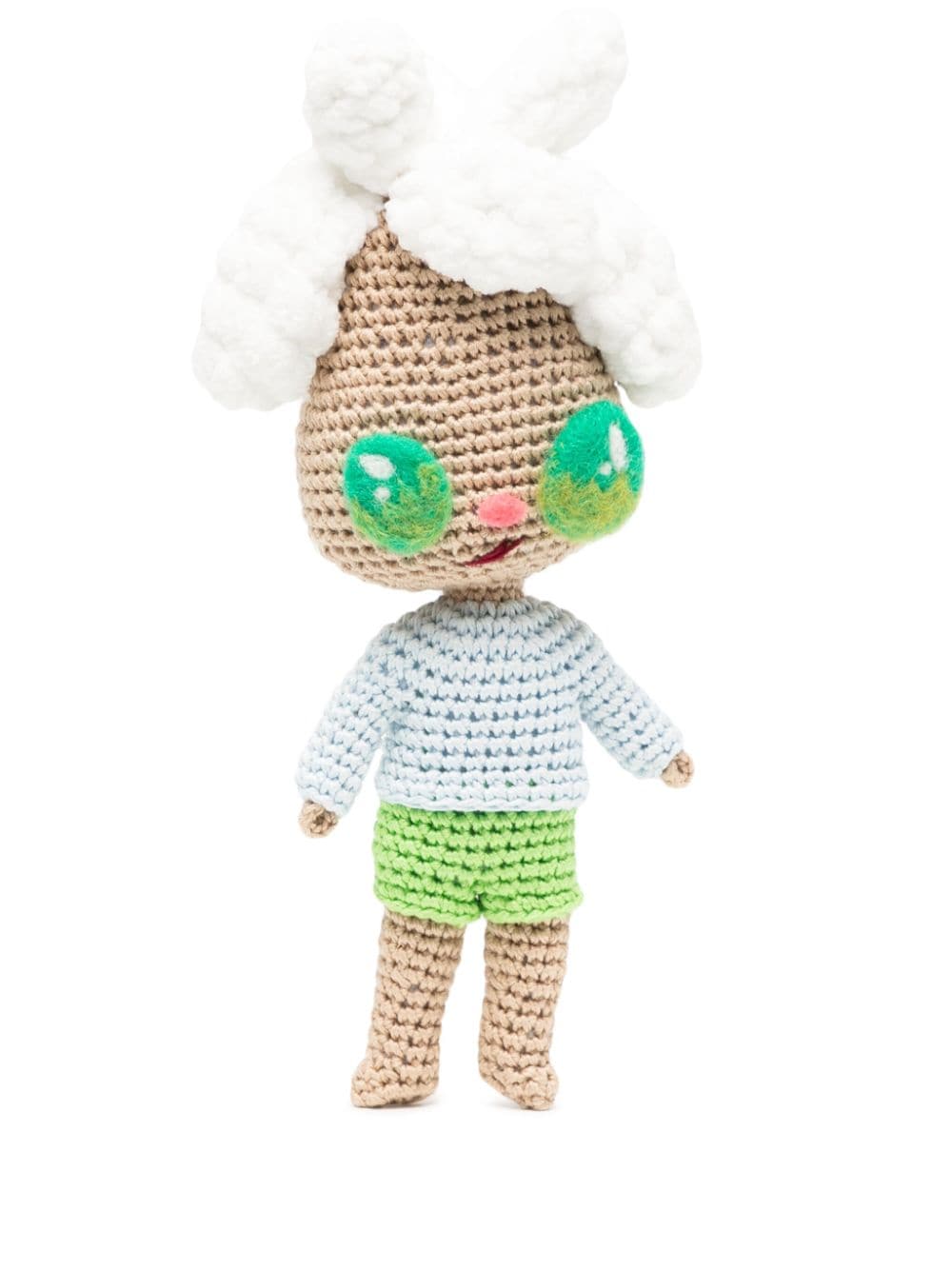 Mira Mikati x Javier Calleja crochet-knit doll - Green von Mira Mikati