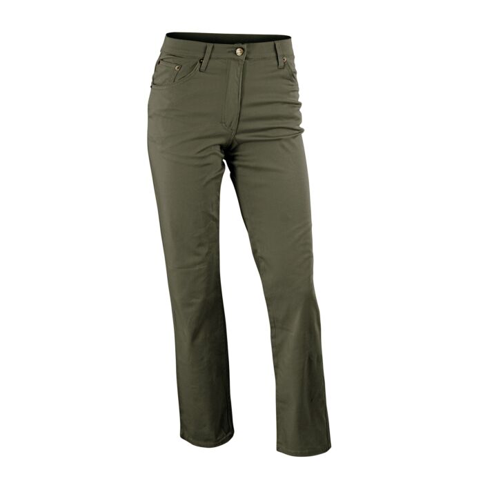 Miss Beverly 5-Pocket Stretch Jeans, olive, 50 von Miss Beverly