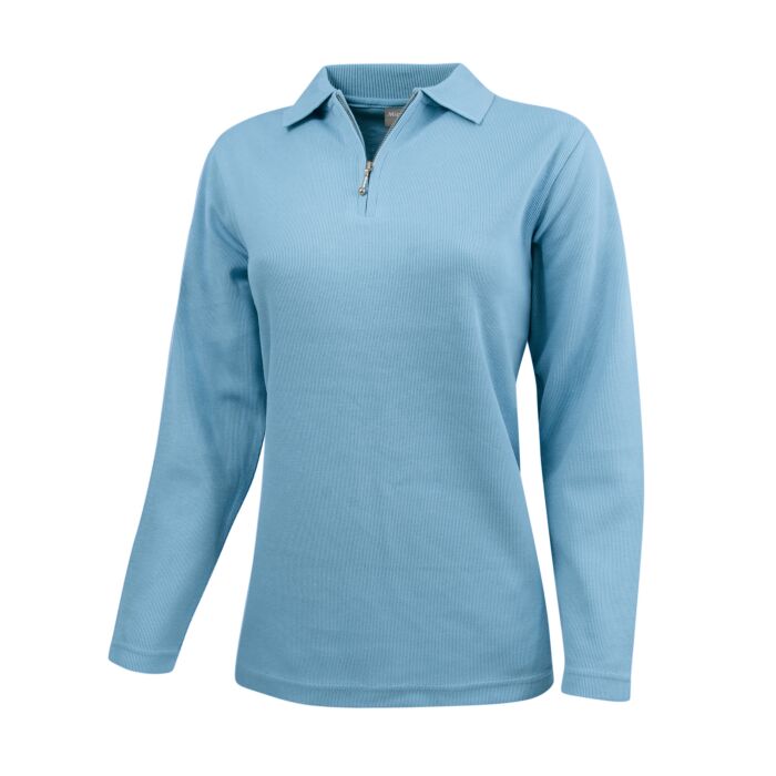 Sweat-Shirt mit feiner Ripp-Optik von Miss Beverly