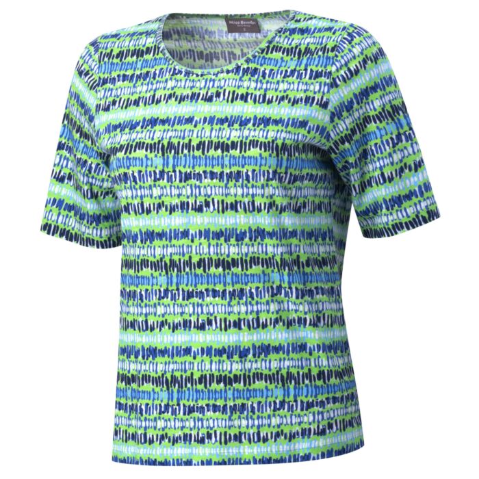 T-Shirt mit Allover-Print und Rundhalsausschnitt T-Shirt mit Allover-Print und Rundhalsausschnitt von Miss Beverly