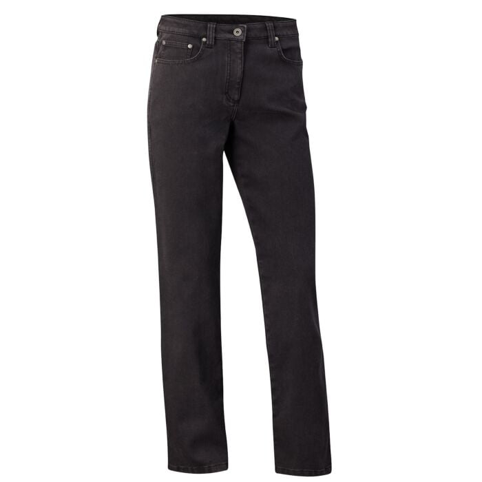 Warme Thermojeans von Miss Beverly, black denim, 46 von Miss Beverly