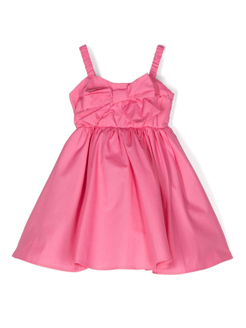 Miss Grant Kids bow-detail poplin dress - Pink von Miss Grant Kids