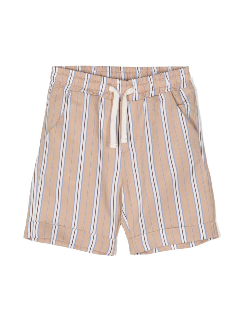 Miss Grant Kids drawstring striped short - Neutrals von Miss Grant Kids