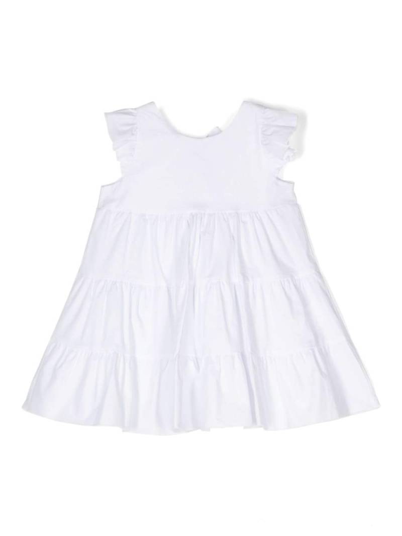 Miss Grant Kids ruffle-detail cotton dress - White von Miss Grant Kids