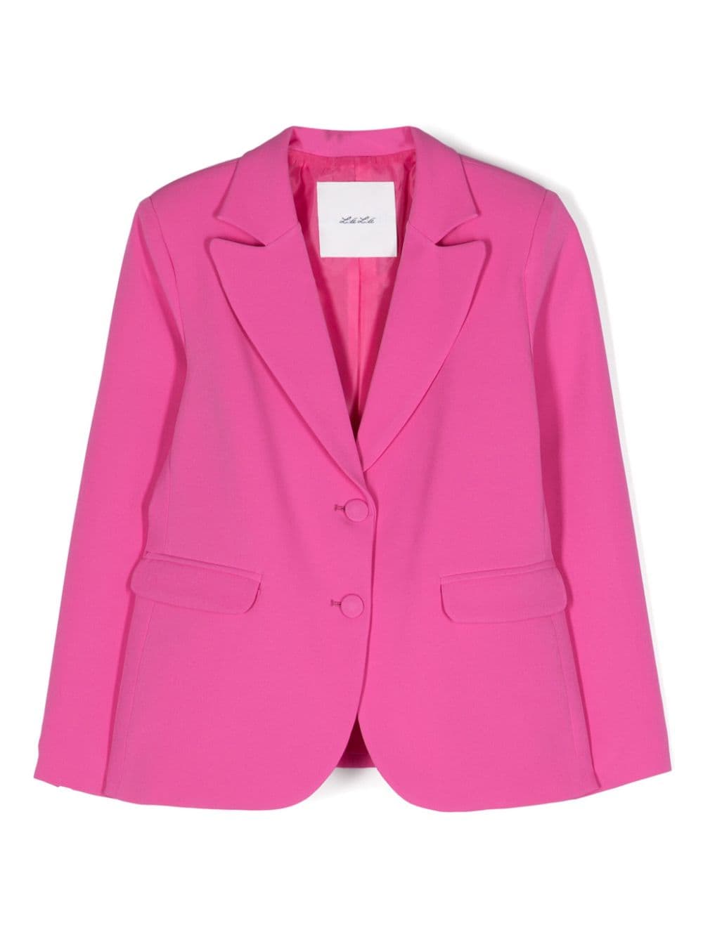 Miss Grant Kids single-breasted crepe blazer - Pink von Miss Grant Kids