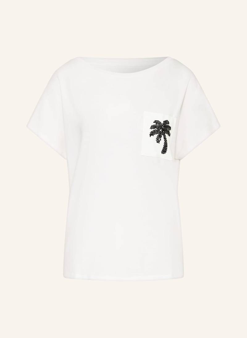 Miss Lagotte T-Shirt Mit Schmucksteinen weiss von Miss Lagotte