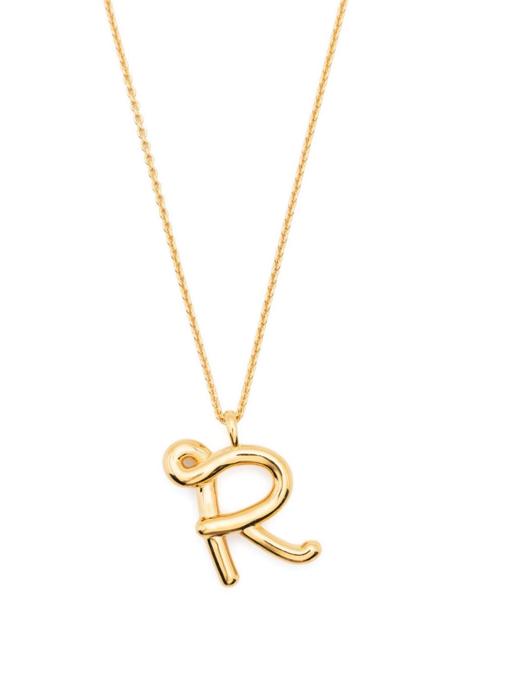 Missoma Curly Molten Initial necklace - Gold von Missoma
