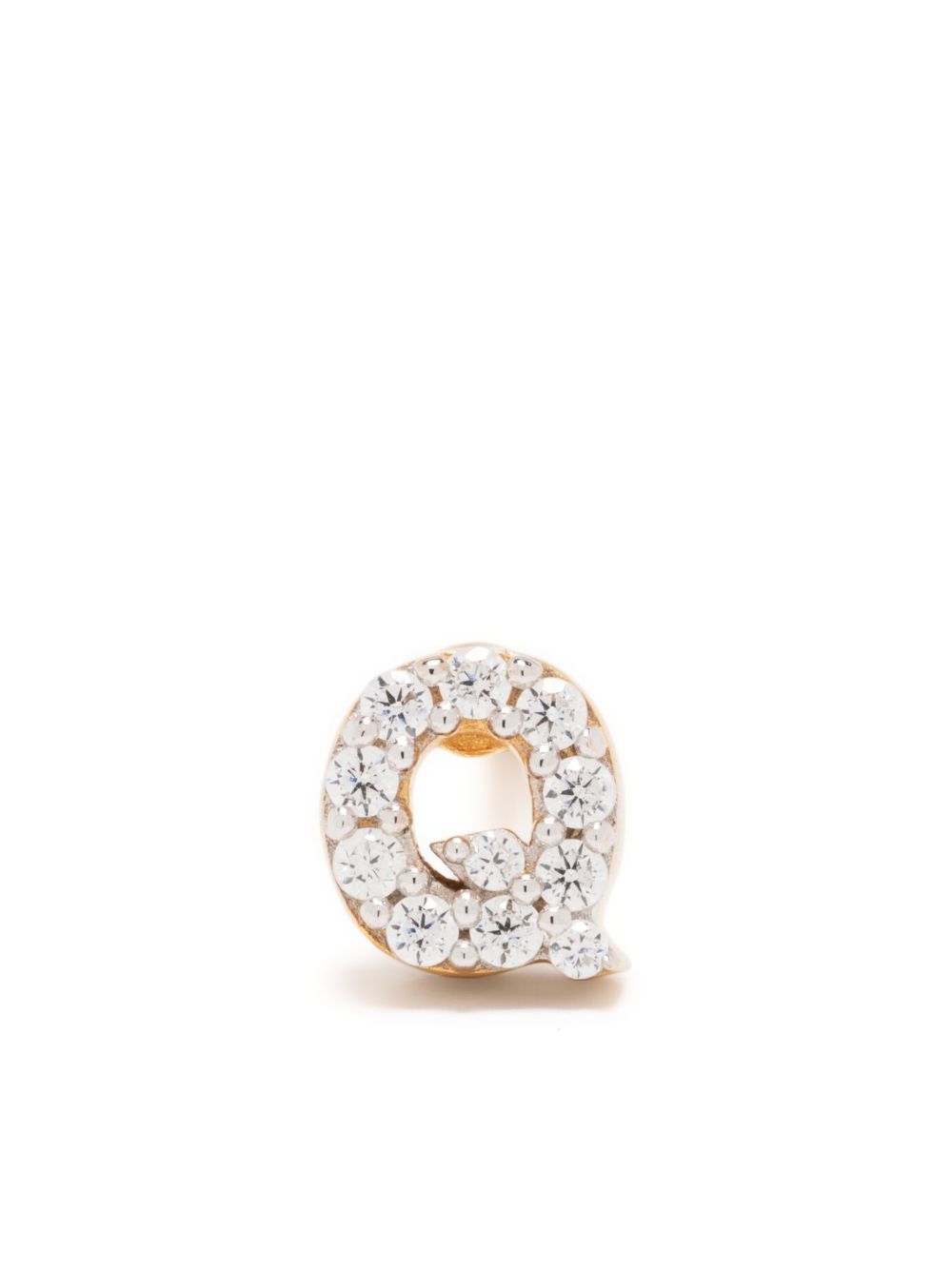 Missoma Initial single stud earring - Gold von Missoma