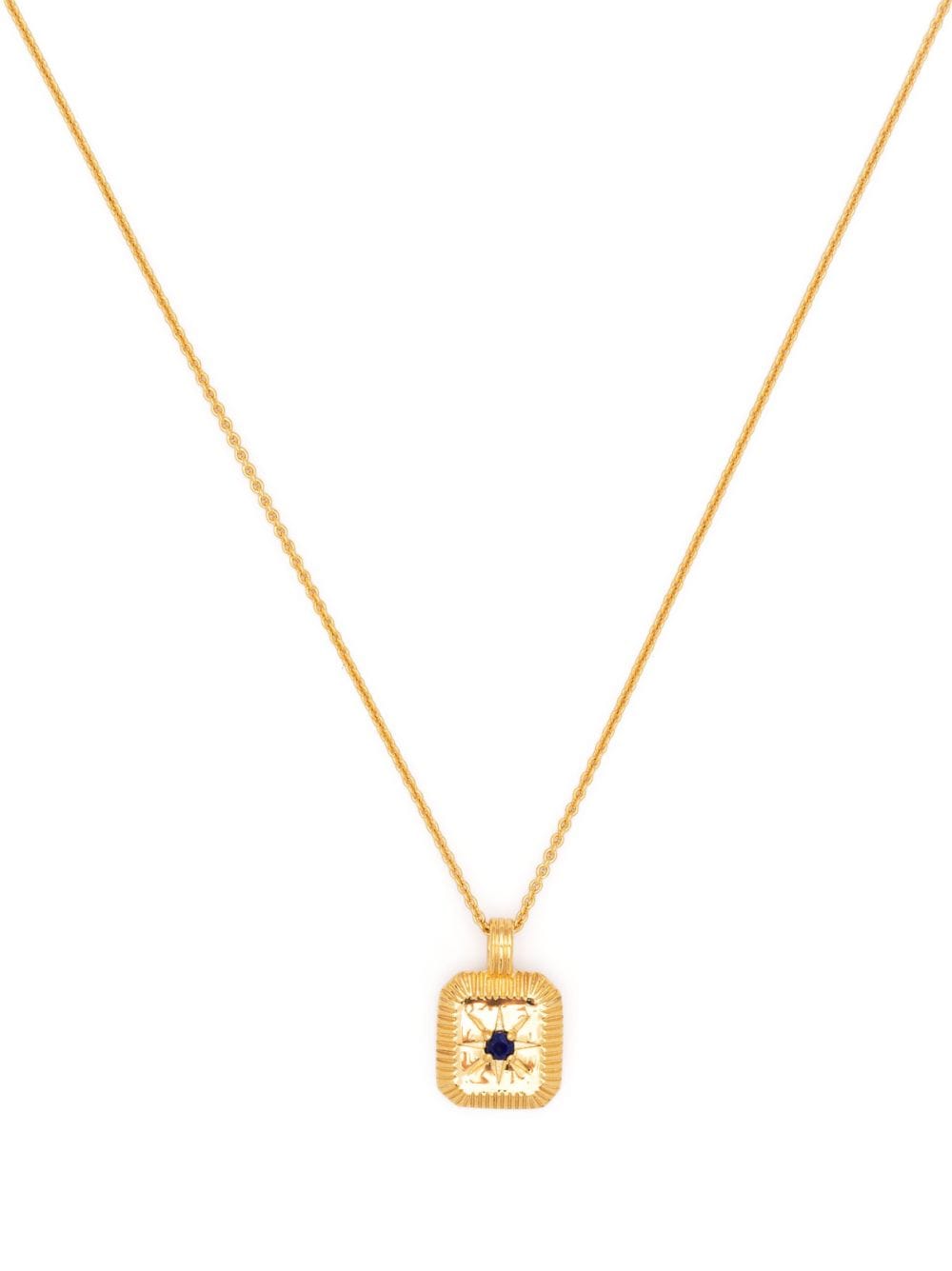 Missoma September birthstone star-pendant necklace - Gold von Missoma