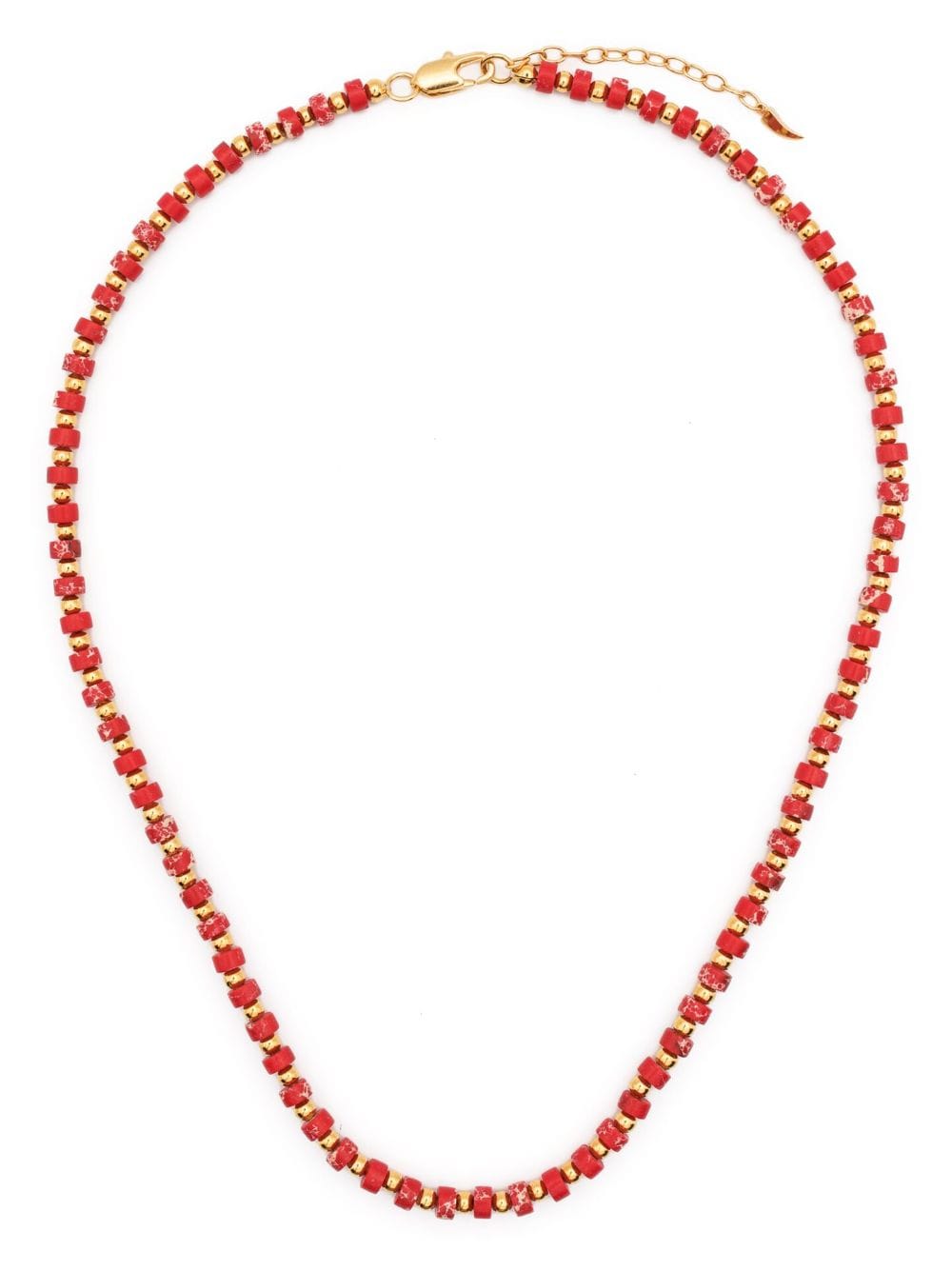 Missoma beaded jasper necklace - Gold von Missoma