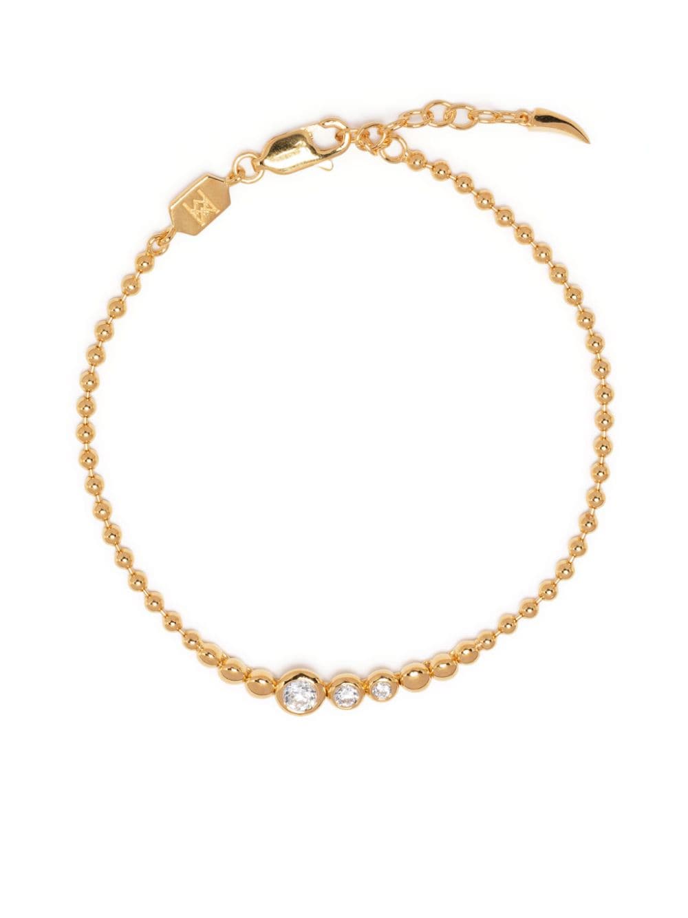 Missoma crystal-embellished beaded bracelet - Gold von Missoma