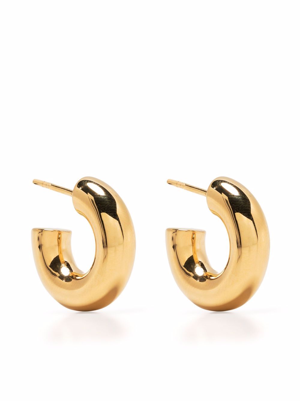 Missoma medium chubby hoop earrings - Gold von Missoma