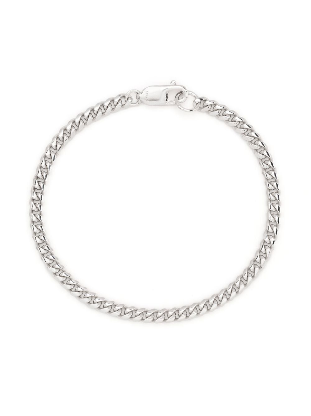 Missoma round curb chain bracelet - Silver von Missoma