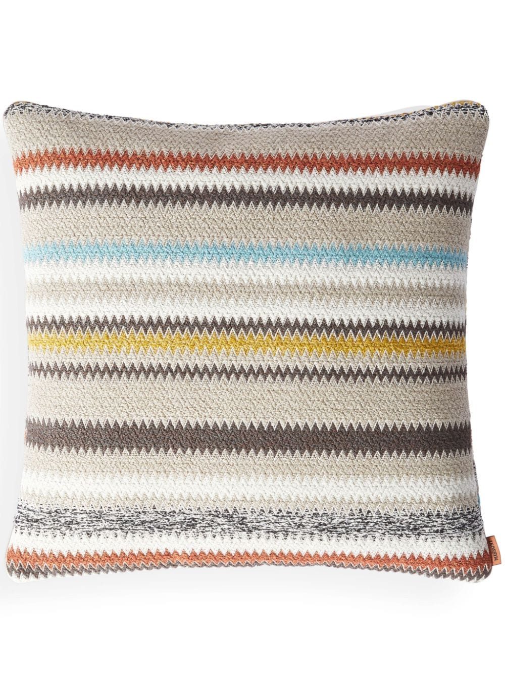 Missoni Home Blurred zigzag cushion (40cm x 40cm) - Neutrals von Missoni Home