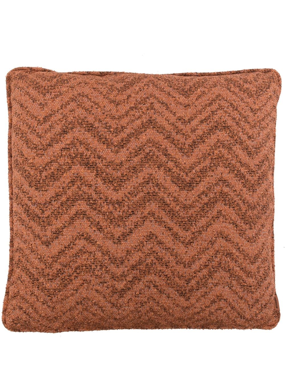 Missoni Home Columbia zigzag-woven cushion - Brown von Missoni Home