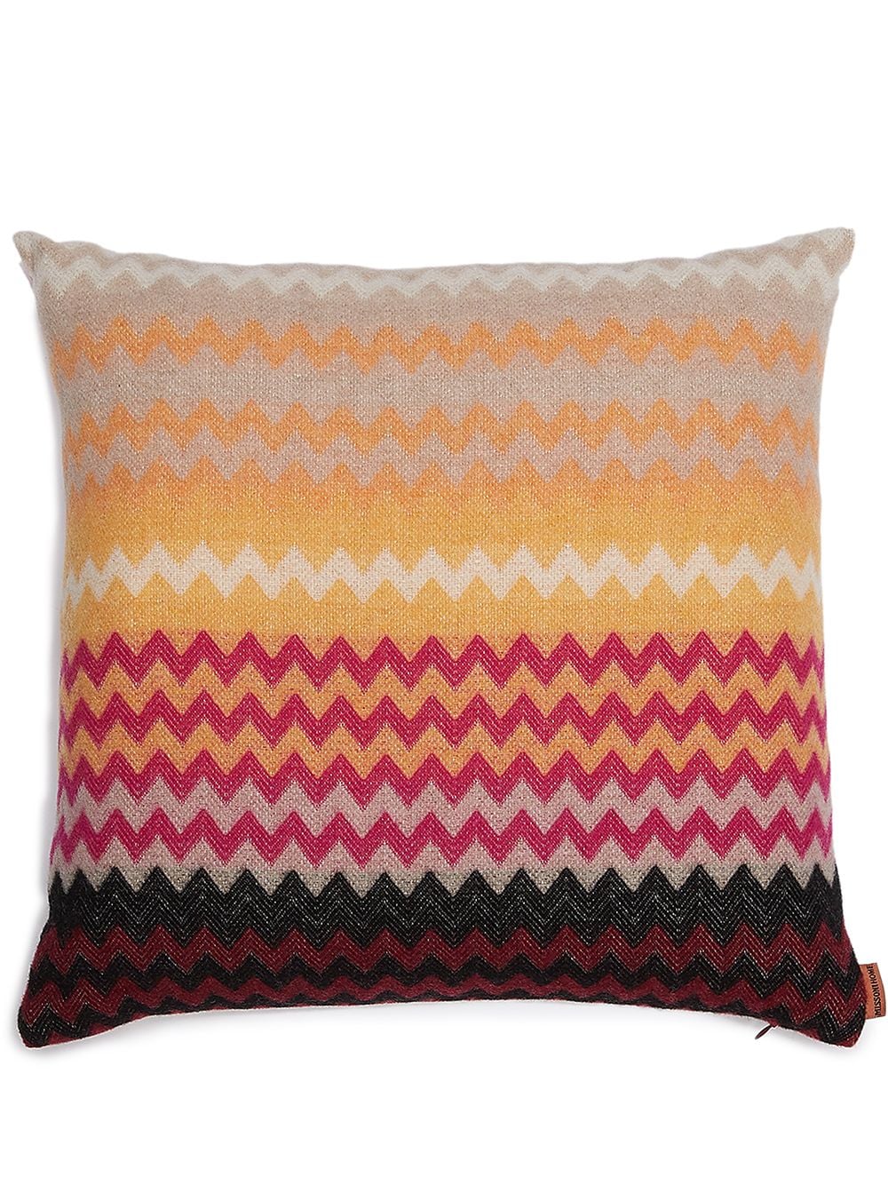 Missoni Home Humbert geometric-pattern cushion - Orange von Missoni Home