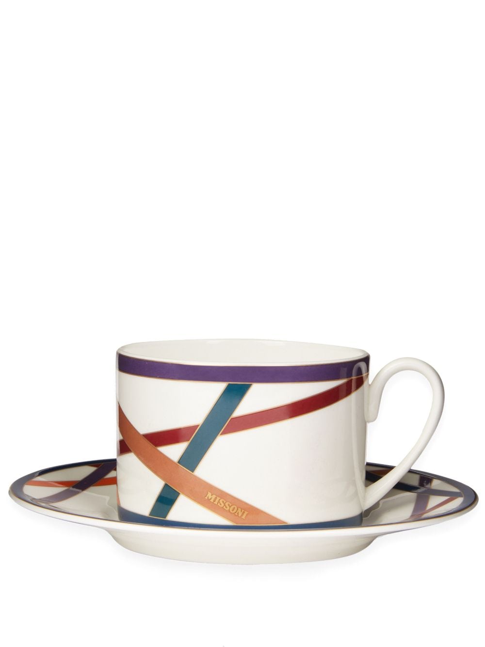 Missoni Home Nastri set-of-six teacups - White von Missoni Home
