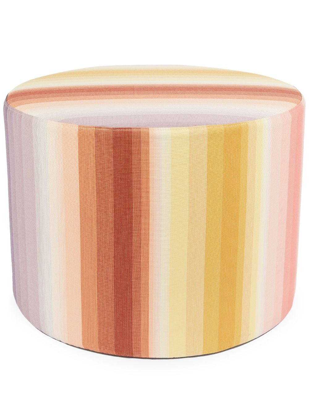 Missoni Home Oceania stripe-pattern pouf - Pink von Missoni Home