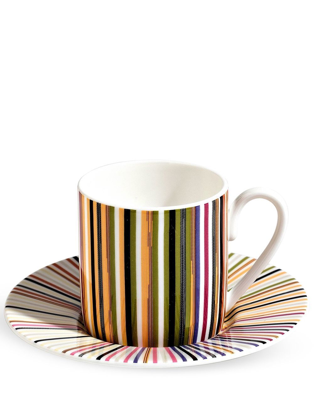 Missoni Home Stripes Jenkins coffee cup set - White von Missoni Home