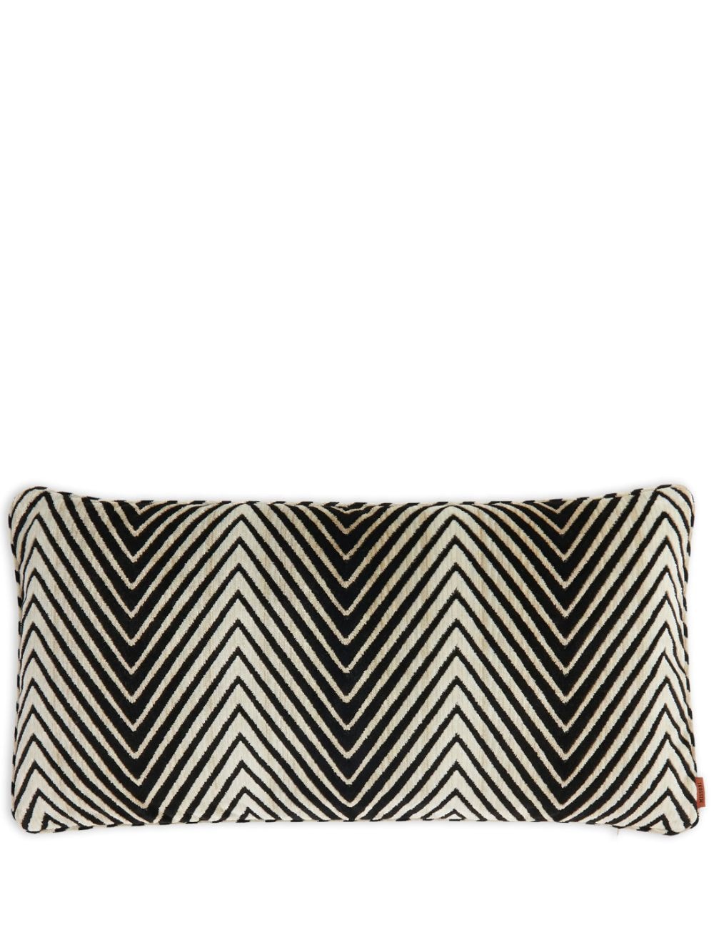 Missoni Home Ziggy logo-tag cushion - Black von Missoni Home