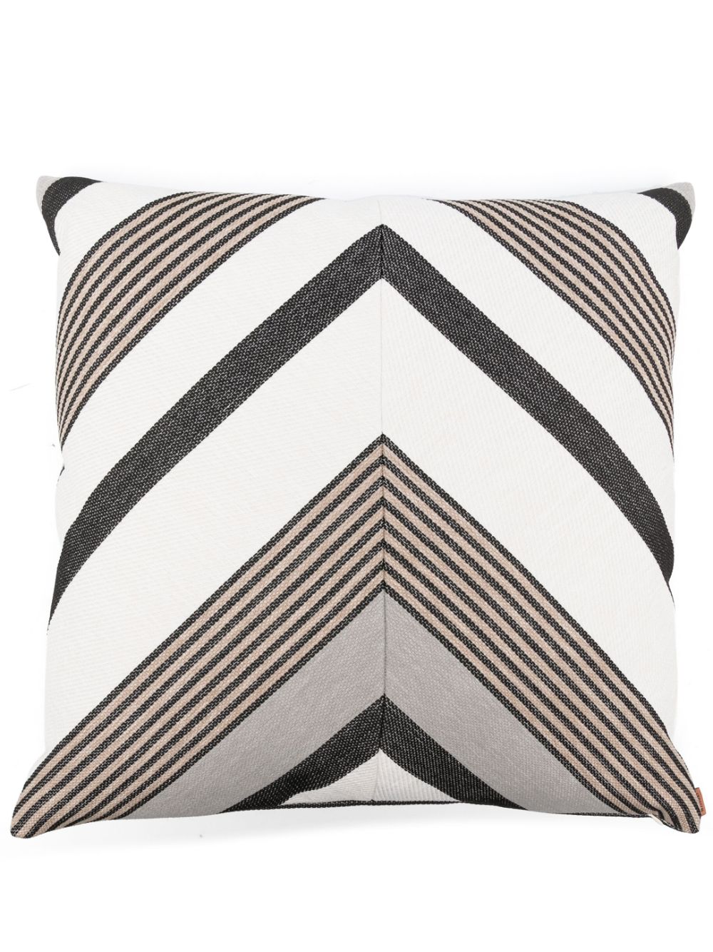 Missoni Home stripe-detail cushion - White von Missoni Home