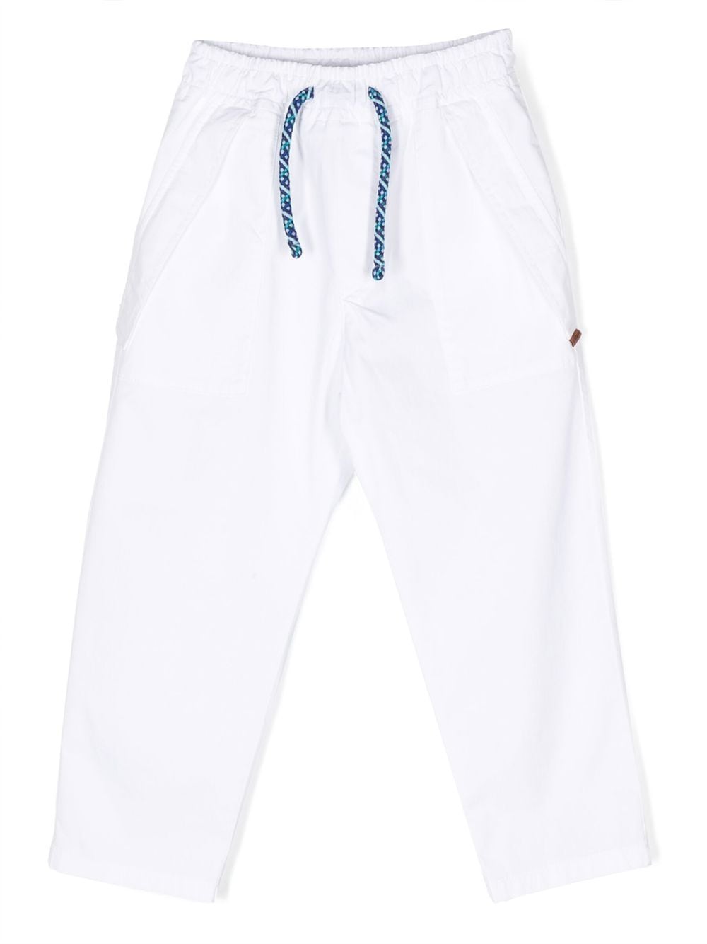 Missoni Kids drawstring-waistband trousers - White von Missoni Kids