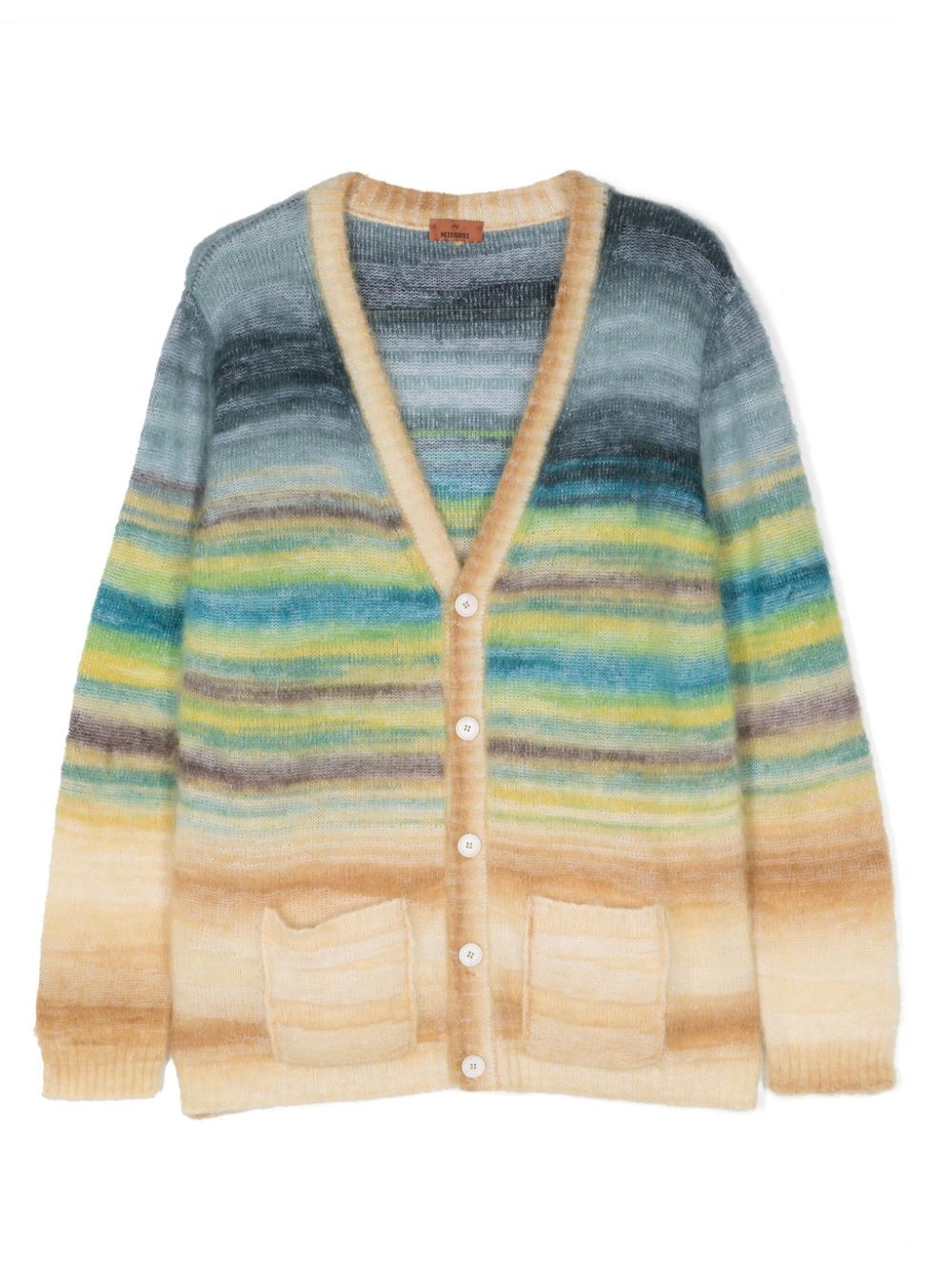 Missoni Kids intarsia-knit striped jumper - Yellow von Missoni Kids