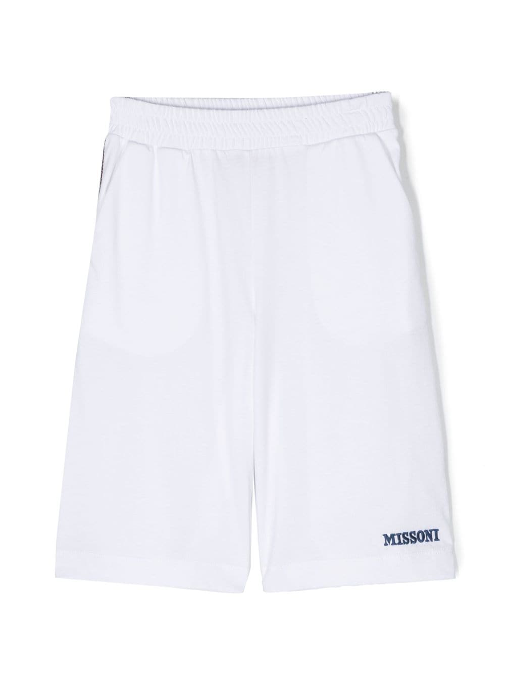 Missoni Kids logo-detail bermuda shorts - White von Missoni Kids