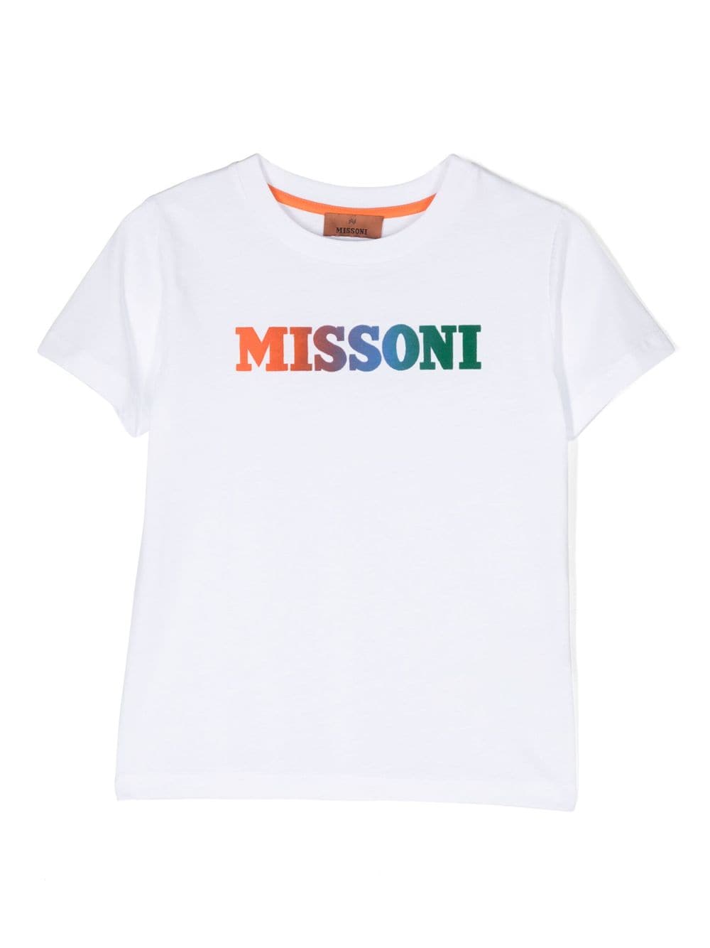 Missoni Kids logo-print cotton T-shirt - White von Missoni Kids