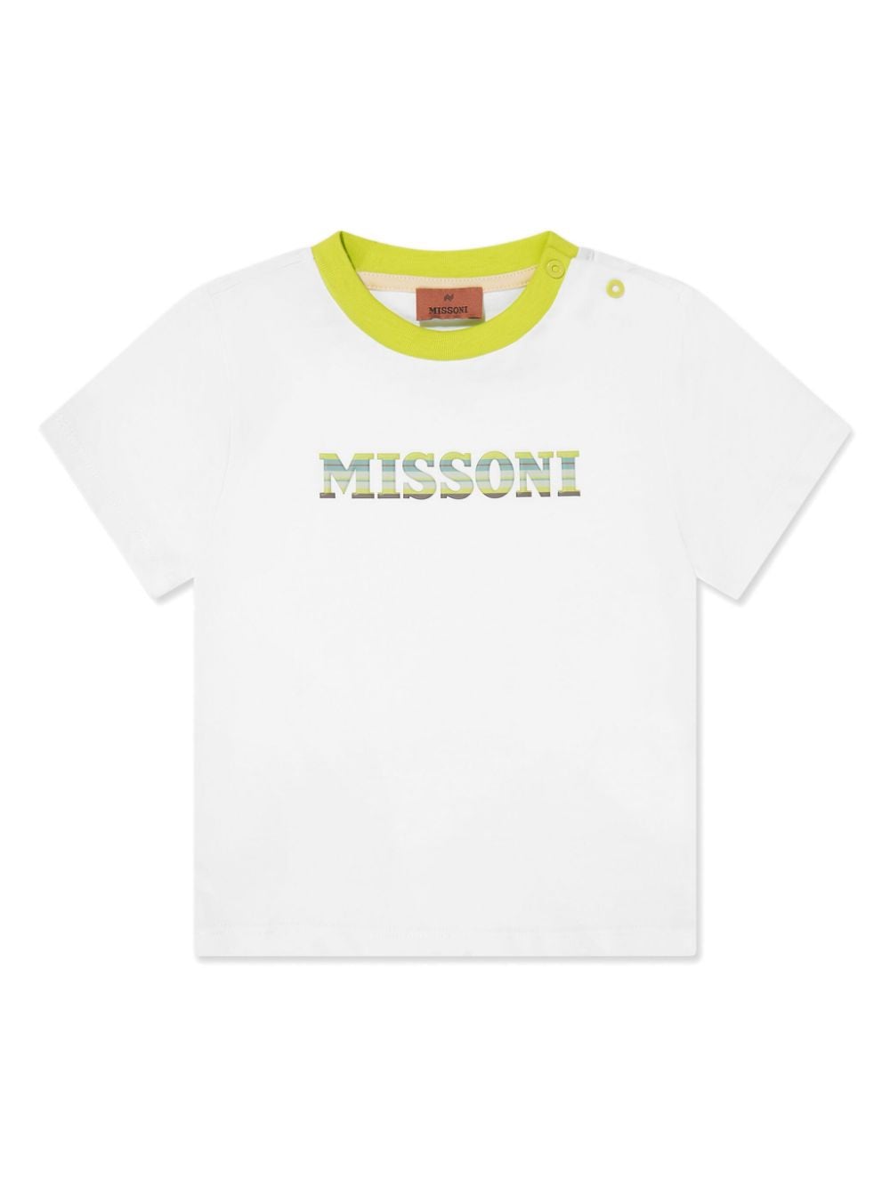 Missoni Kids logo-print cotton T-shirt - White von Missoni Kids