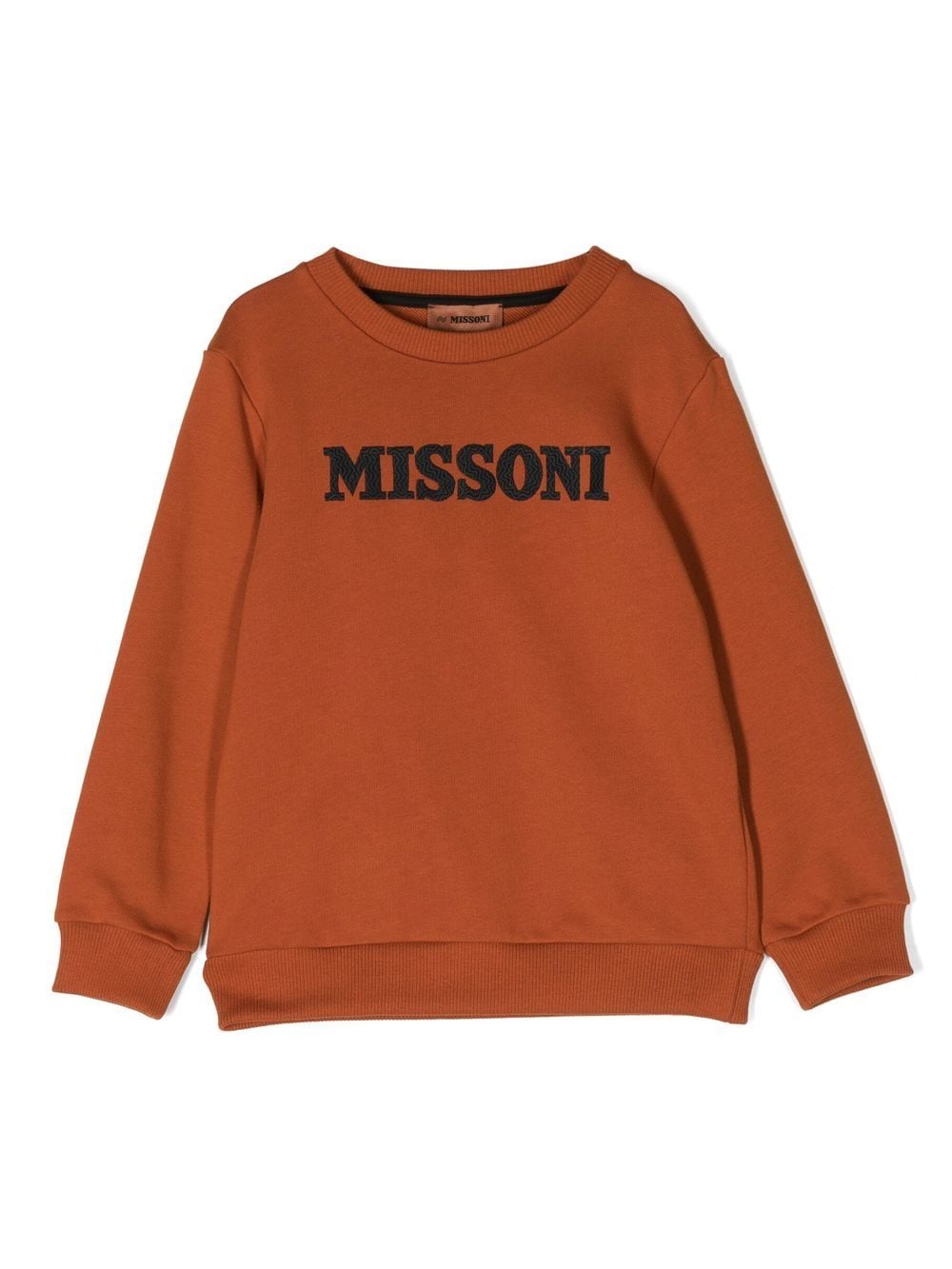 Missoni Kids logo-print long-sleeve sweatshirt - Brown von Missoni Kids