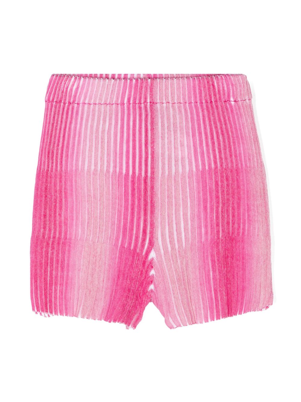 Missoni Kids ombré ribbed-knit shorts - Pink von Missoni Kids