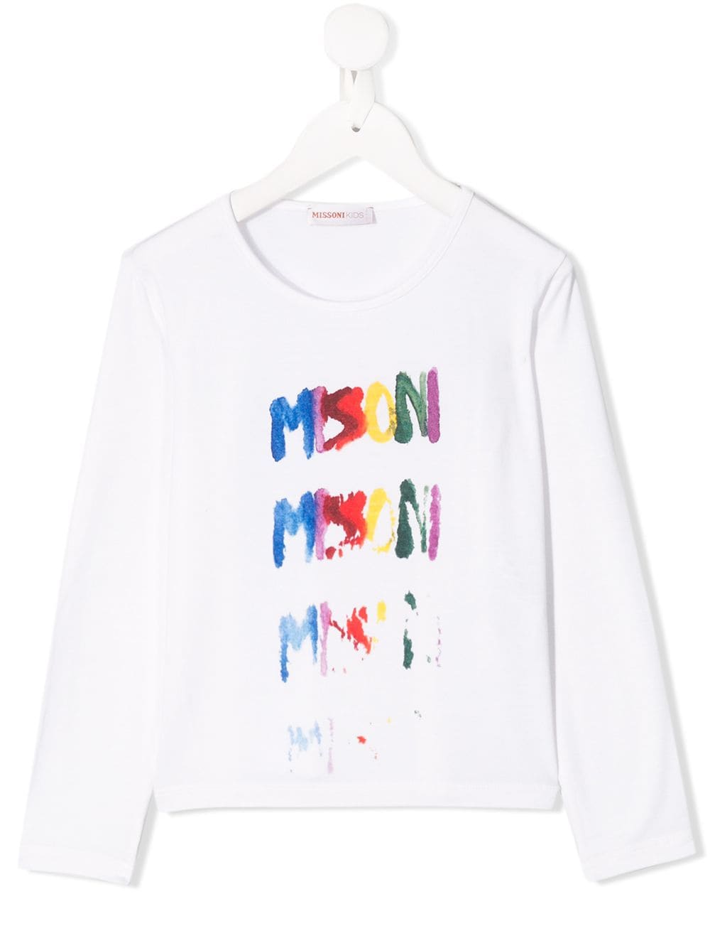 Missoni Kids printed cotton T-shirt - White von Missoni Kids
