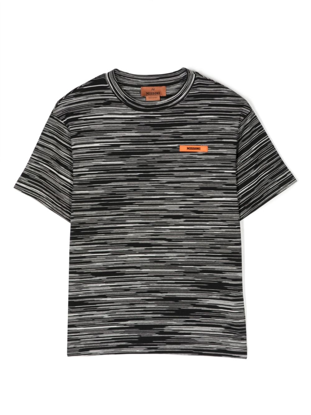 Missoni Kids zigzag-print cotton T-shirt - Black von Missoni Kids