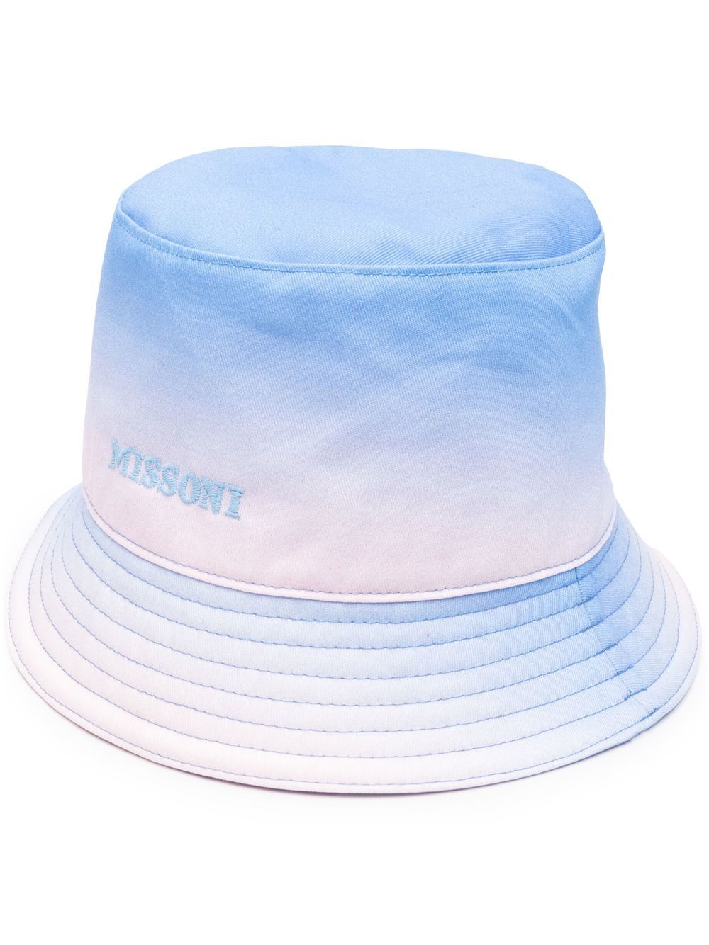 Missoni ombre-effect bucket hat - Blue von Missoni