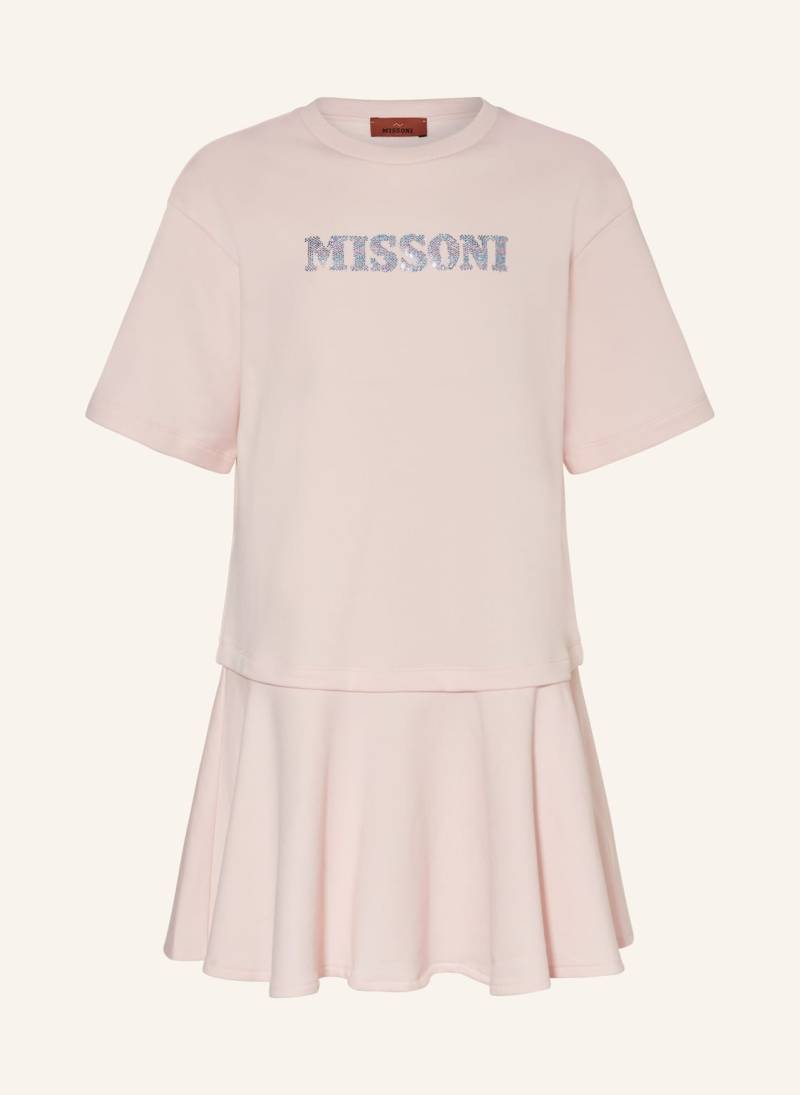 Missoni Kleid Mit Schmucksteinen rosa von Missoni