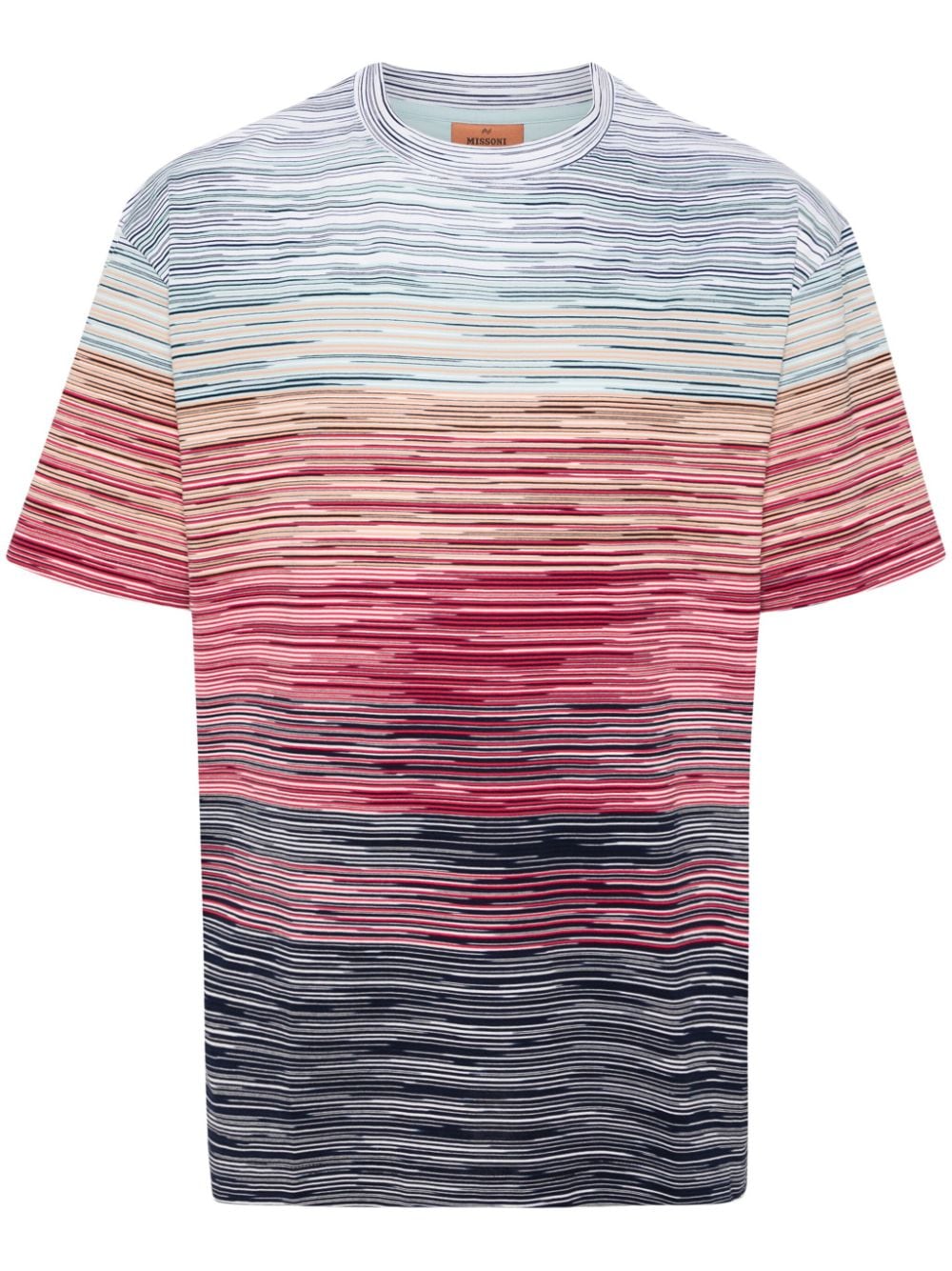 Missoni Slub-pattern cotton T-shirt - White von Missoni