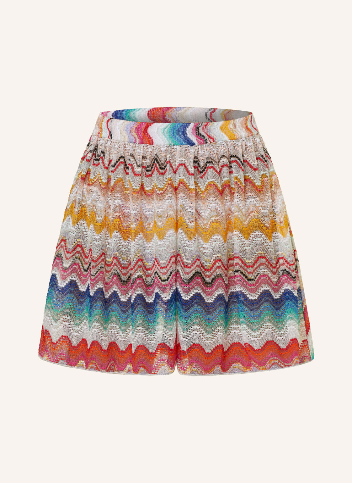 Missoni Strickshorts Mit Glitzergarn weiss Missoni Strickshorts Mit Glitzergarn weiss von Missoni