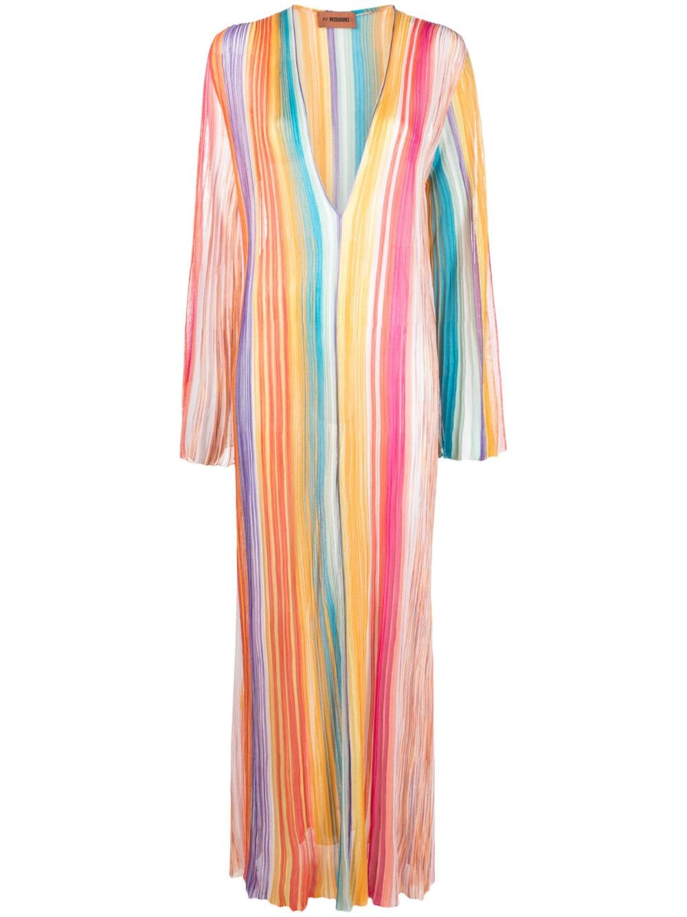 Missoni V-neck striped maxi dress - Pink von Missoni