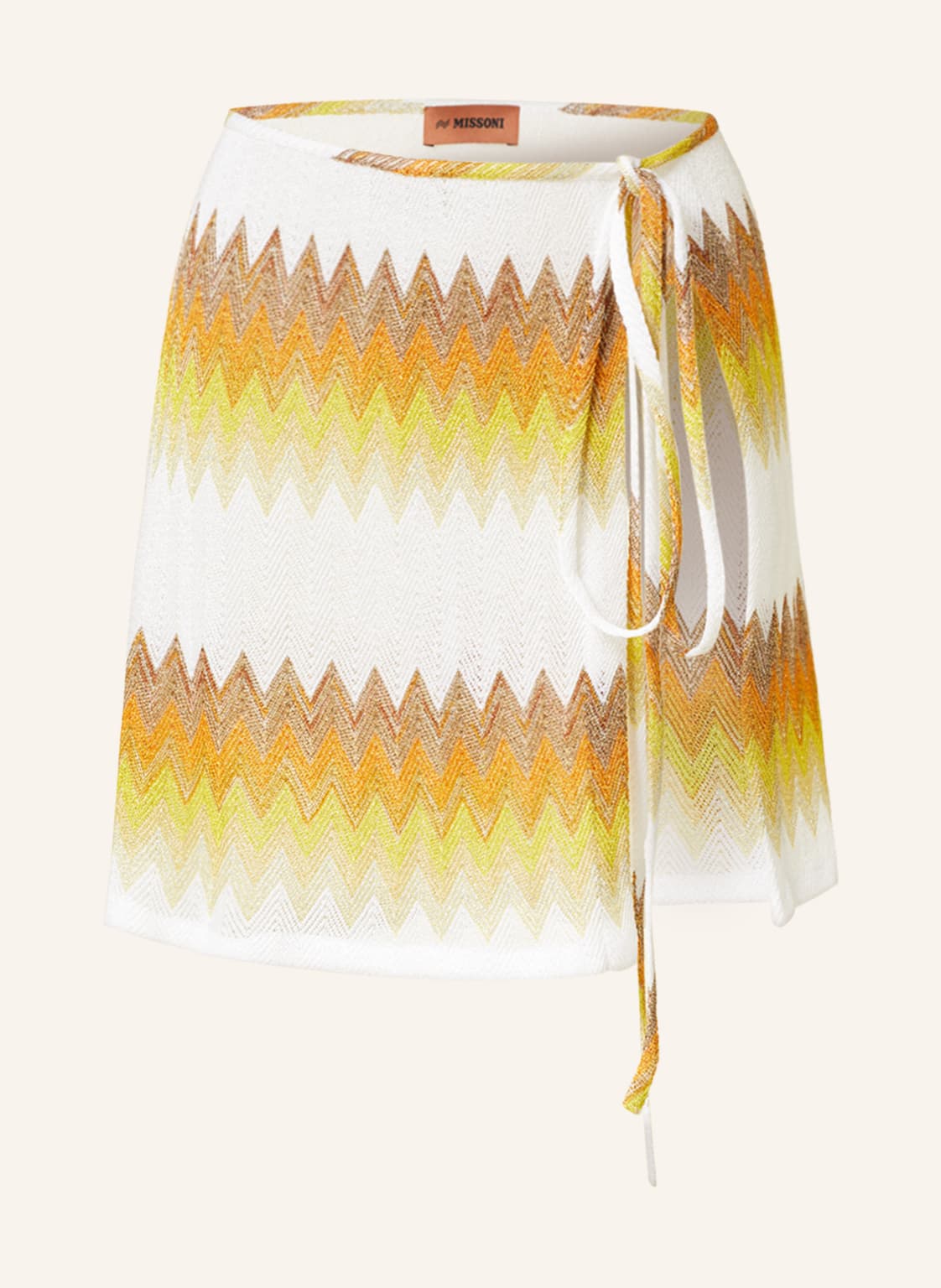 Missoni Wickelrock Aus Strick Mit Glanzgarn gold von Missoni