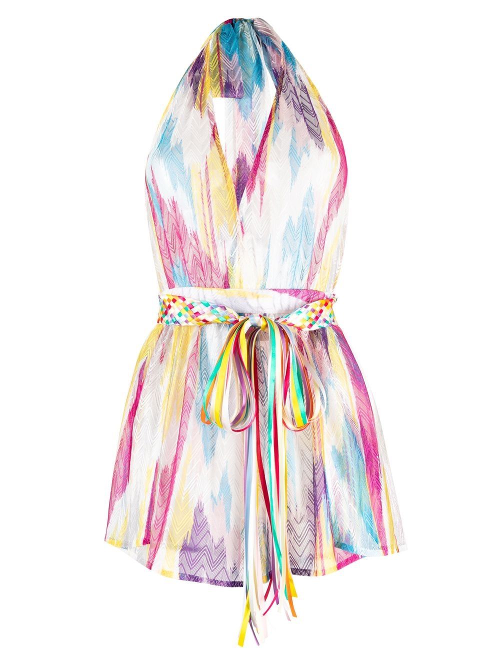 Missoni all-over graphic print beach jumpsuit - Pink von Missoni