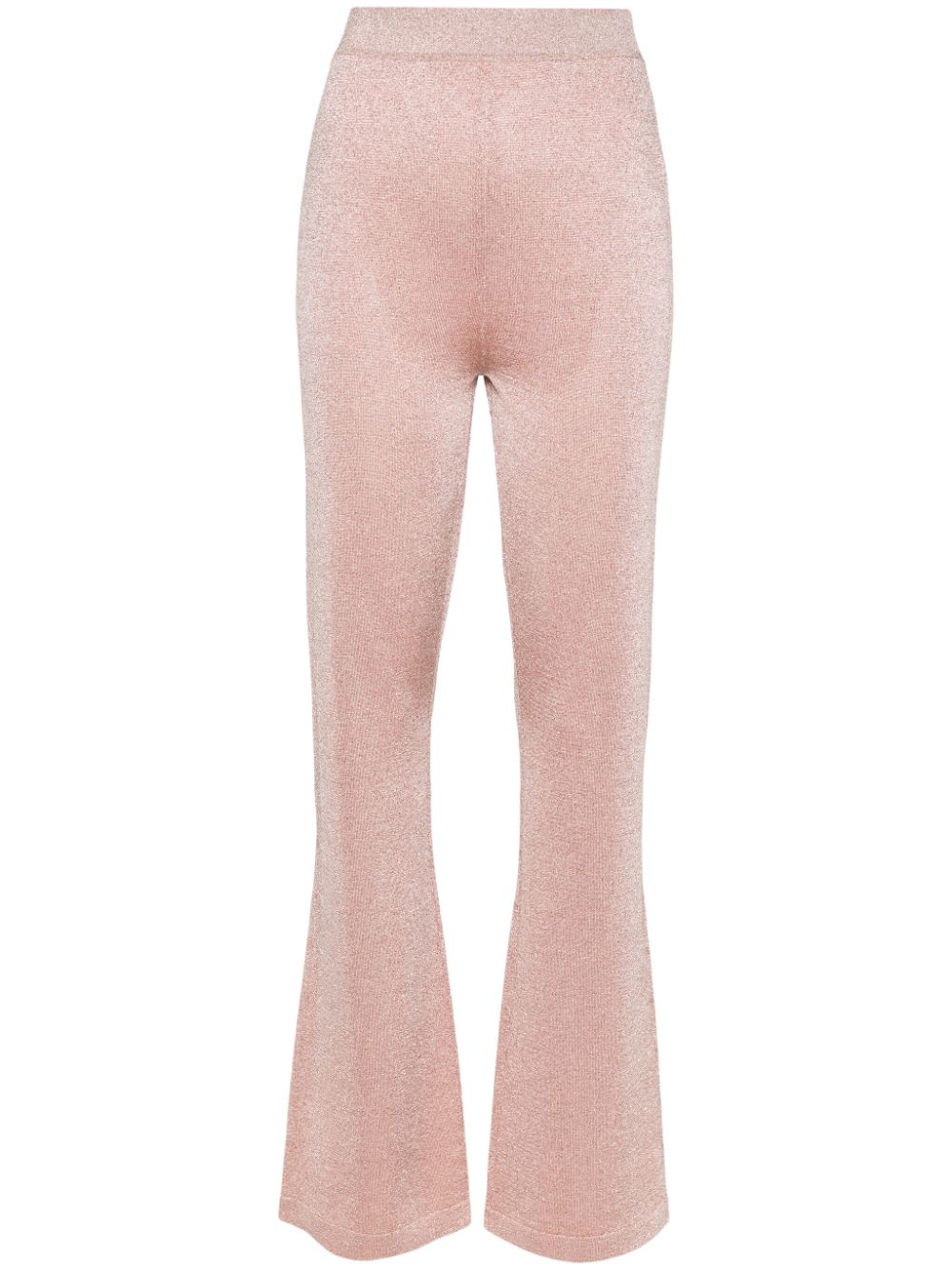 Missoni straight-leg Lurex trousers - Pink von Missoni