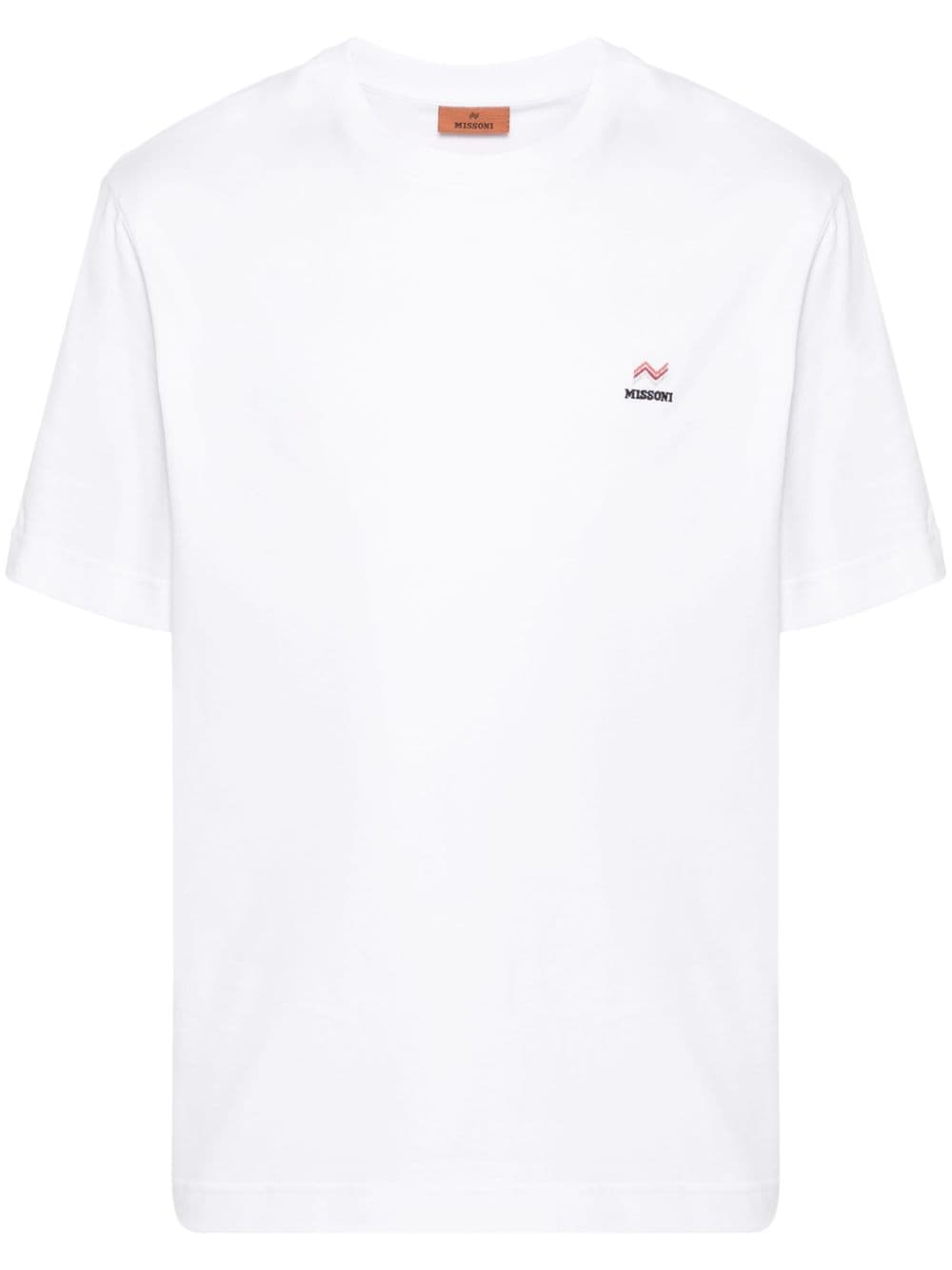 Missoni embroidered-logo T-shirt - White von Missoni